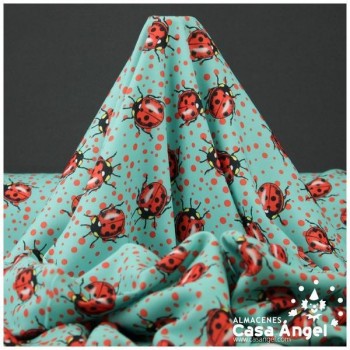 TELA CREPE ESTAMPADO DE MARQIUITAS SERIE HOLLAnD 150cm