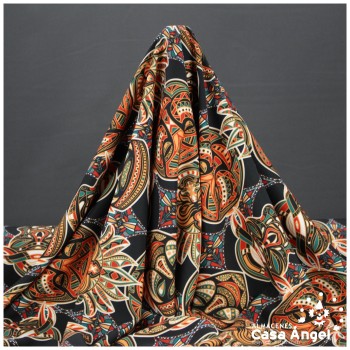 TEJIDO BIOELÁSTICO ESTAMPADO MASQUERA 160cm