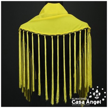 MANTONCILLO DE FLAMENCA AMARILLO CON ACABADO DE BORLÓN