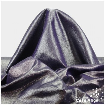 LAMÉ STRETCH MORADO Y PLATA LÚREX SERIE METÁLICA 280cm