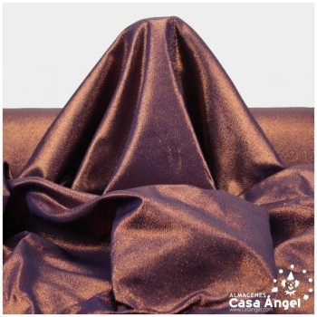 LAMÉ STRETCH MORADO Y ORO LÚREX SERIE METÁLICA 280cm