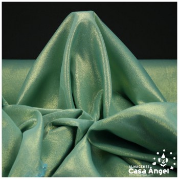 LAMÉ STRETCH VERDE AGUA LÚREX SERIE METÁLICA 280cm