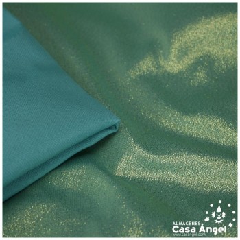 LAMÉ STRETCH VERDE AGUA LÚREX SERIE METÁLICA 280cm
