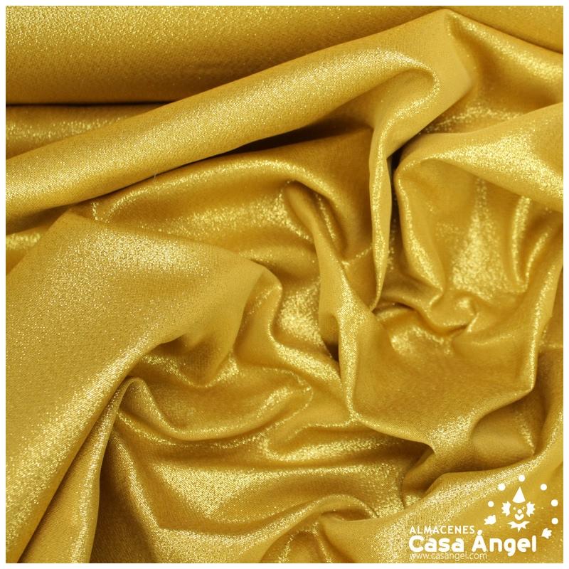 LAMÉ STRETCH DORADO LÚREX SERIE METÁLICA 280cm