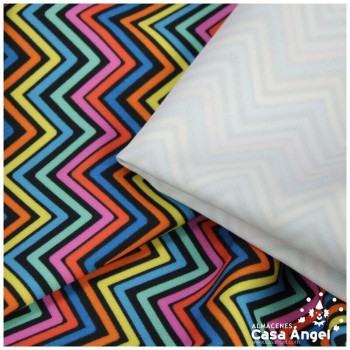 TEJIDO BIOELÁSTICO ESTAMPADO CHEVRON MISONI 160cm