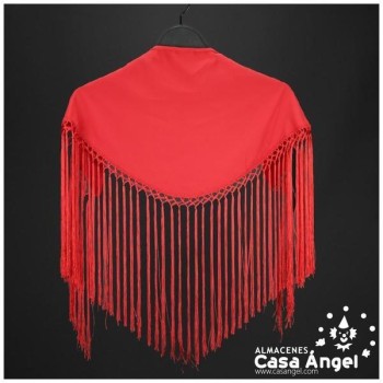 MANTONCILLO FLAMENCO ROJO MEDIANO ADULTO 80X28cm