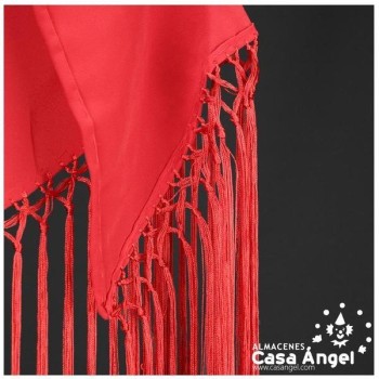 MANTONCILLO FLAMENCO ROJO MEDIANO ADULTO 80X28cm