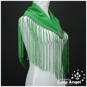 MANTONCILLO FLAMENCO VERDE MEDIANO ADULTO 80X28cm