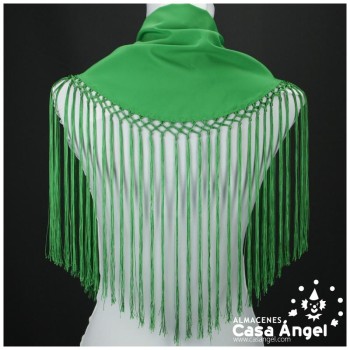 MANTONCILLO FLAMENCO VERDE MEDIANO ADULTO 80X28cm