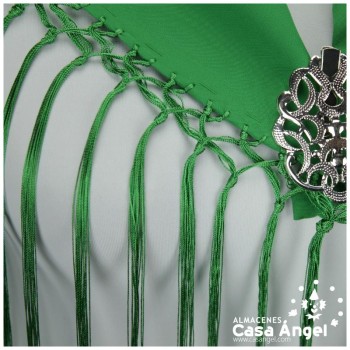 MANTONCILLO FLAMENCO VERDE MEDIANO ADULTO 80X28cm