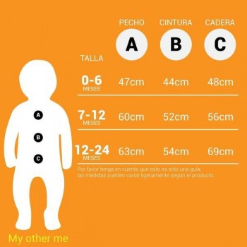 DISFRAZ PRESO RAYAS BEBÉ