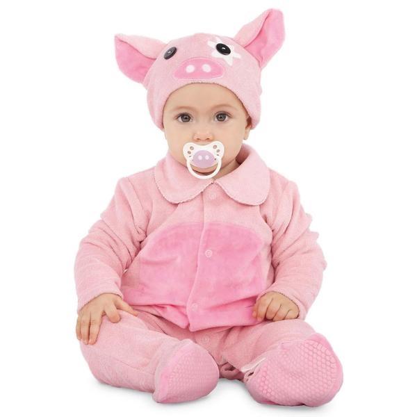 DISFRAZ CERDITO ROSA BEBÉ