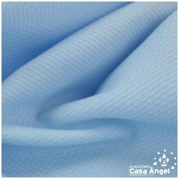 PIQUÉ NIDO DE ABEJAS CELESTE SERIE MONCAYO 160cm