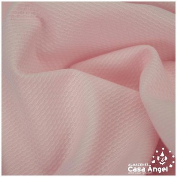 PIQUÉ NIDO DE ABEJAS ROSA BEBÉ SERIE MONCAYO 160cm