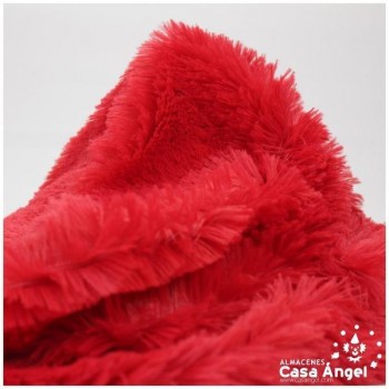 PELO DE LANA SINTÉTICA ROJA SERIE MONSTER 160cm
