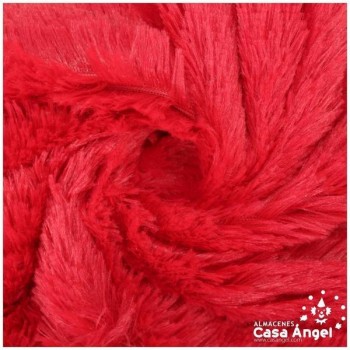 PELO DE LANA SINTÉTICA ROJA SERIE MONSTER 160cm