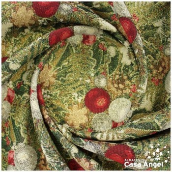 GOBELINO DE TAPICERÍA BOLAS DE NAVIDAD 280cm