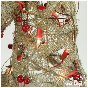 CAMPANA NAVIDAD CON LUZ 43cm