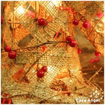 CAMPANA NAVIDAD CON LUZ 43cm