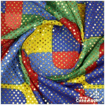 TELA DE PUNTO ELÁSTICO CON LENTEJUELA FIJA SERIE MIRÓ 150cm