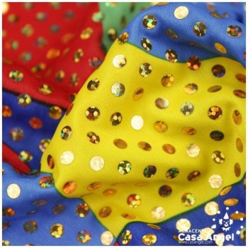 TELA DE PUNTO ELÁSTICO CON LENTEJUELA FIJA SERIE MIRÓ 150cm