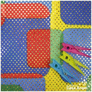 TELA DE PUNTO ELÁSTICO CON LENTEJUELA FIJA SERIE MIRÓ 150cm