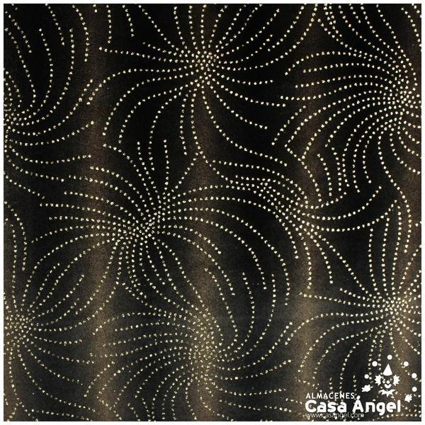 TERCIOPELO ELÁSTICO DEGRADÉ CON PURPURINA ORO 150cm