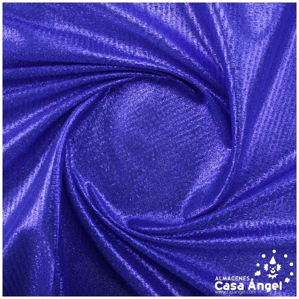 TELA LAMÉ AZUL TEXTURA A RAYAS SERIE OASIS 150cm
