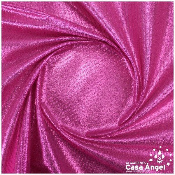 TELA LAMÉ FUCSIA TEXTURA A RAYAS SERIE OASIS 150cm