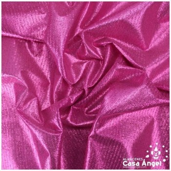 TELA LAMÉ FUCSIA TEXTURA A RAYAS SERIE OASIS 150cm