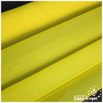 TEJIDO ORGANDÍ DE POLIÉSTER COLOR AMARILLO 150cm
