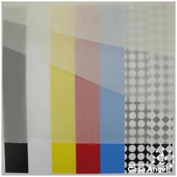 TEJIDO ORGANDÍ DE POLIÉSTER COLOR CAVA 150cm