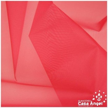TEJIDO ORGANDÍ DE POLIÉSTER ROJO 150cm