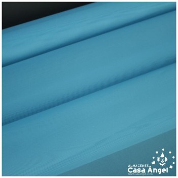 TEJIDO ORGANDÍ DE POLIÉSTER COLOR TURQUESA 150cm
