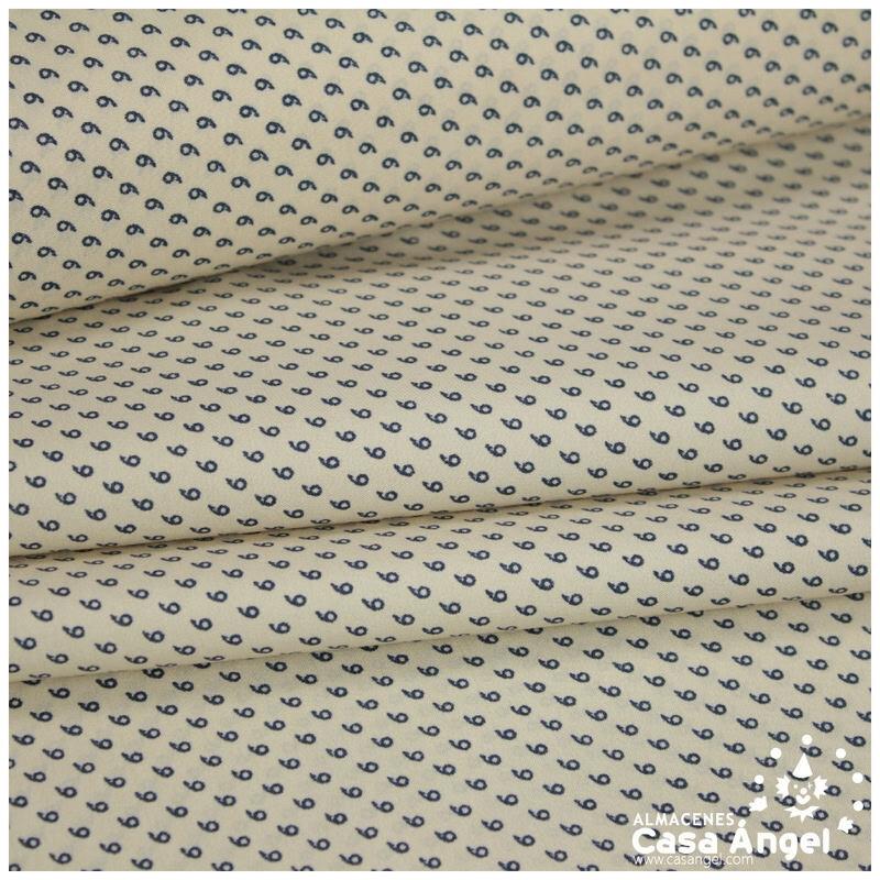 FORRO ESTAMPADO GARABATO BEIGE 140cm