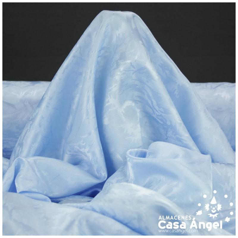 DAMASCO JACQUARD CELESTE TRAMADA 280cm