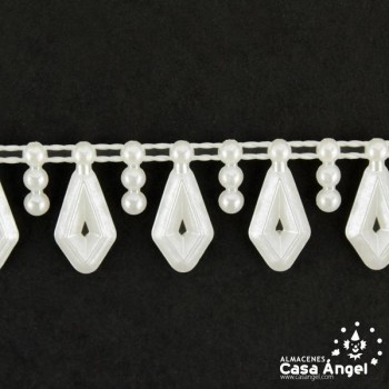 PASAMANERÍA PLÁSTICA DIAMANTES BOLITAS 2cm