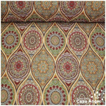 TAPIZ GOBELINO CON PATRÓN DE MANDALAS SERIE PASMINA 280cm