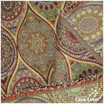 TAPIZ GOBELINO CON PATRÓN DE MANDALAS SERIE PASMINA 280cm