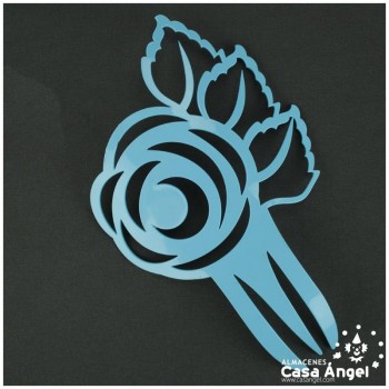 PEINETA FLAMENCA FLORAL 24X15cm