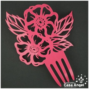 PEINETA FLAMENCA DE DOS MARGARITAS 20x16cm