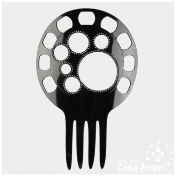 PEINETA FLAMENCA CON DISEÑO DE CÍRCULOS CALADOS 175mm