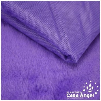 TELA DE PELO CORTO ACRÍLICO VIOLETA 150cm