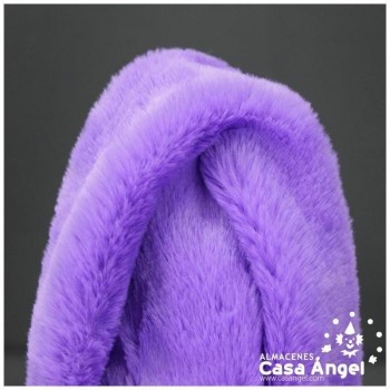 TELA DE PELO CORTO ACRÍLICO VIOLETA 150cm