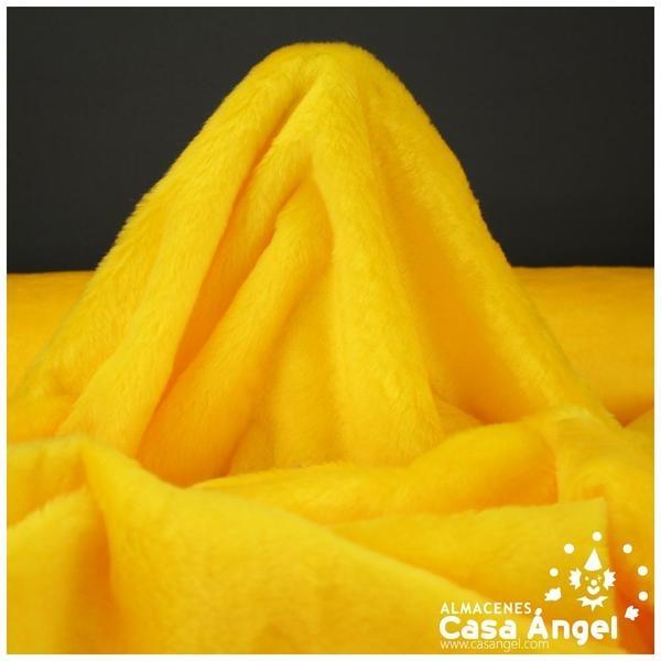 TELA DE PELO CORTO ACRÍLICO AMARILLO 150cm