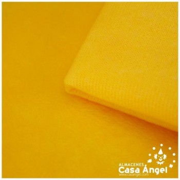 TELA DE PELO CORTO ACRÍLICO AMARILLO 150cm