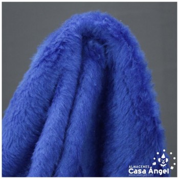 TELA DE PELO CORTO ACRÍLICO AZUL150cm