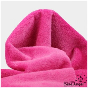 TELA DE PELO CORTO ACRÍLICO FUCSIA 150cm
