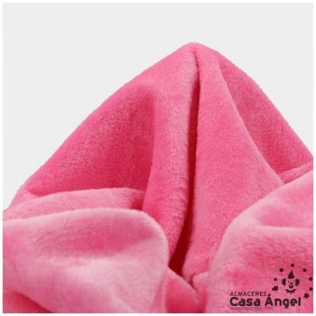 TELA DE PELO CORTO ACRÍLICO ROSA 150cm
