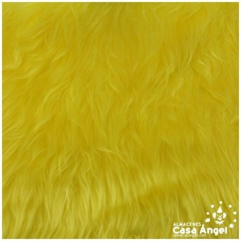 TELA DE PELO AMARILLO PARA CONFECCIÓN 150cm